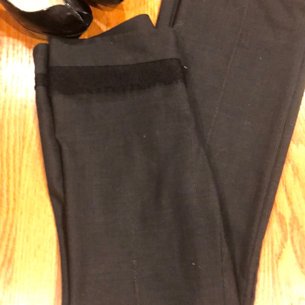 YA -YA EUC PINSTRIPED TROUSER W/ LACE